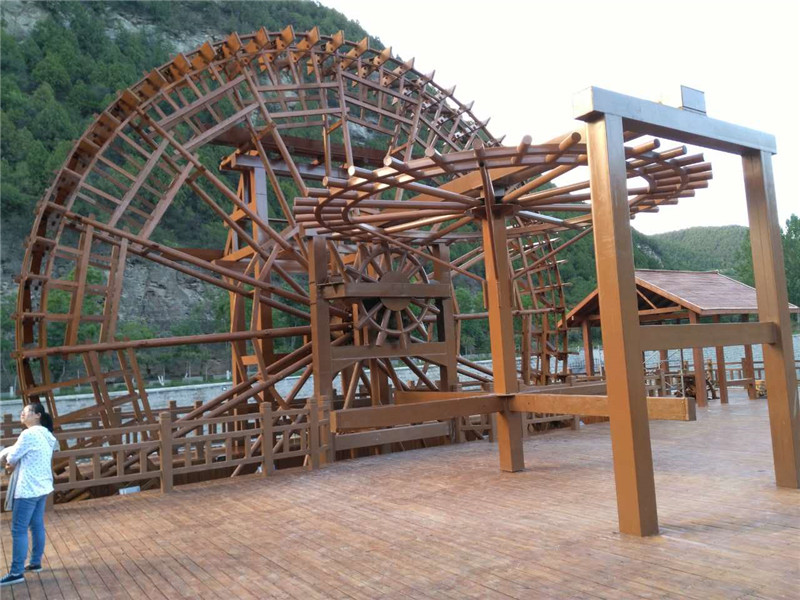 四川防腐木水車