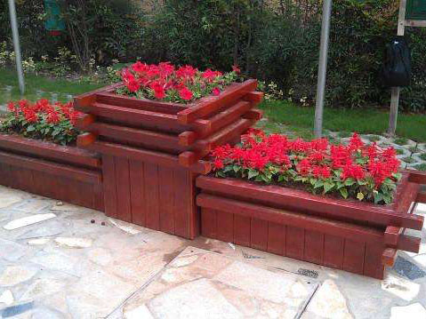 自貢桑拿板花箱