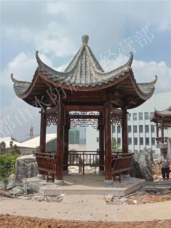 四川防腐木涼亭