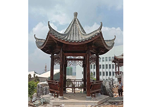 四川防腐木涼亭安裝