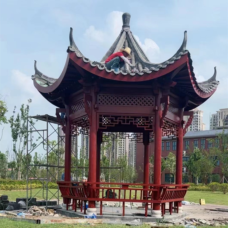 上海防腐木涼亭